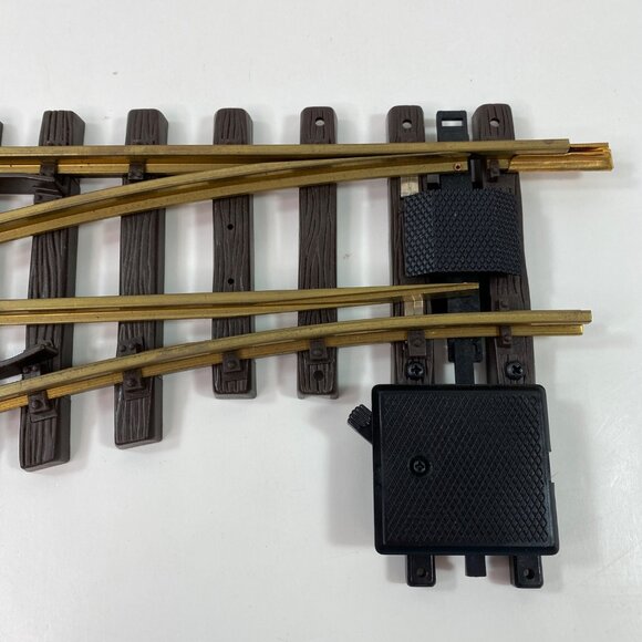 LGB 12100 G Scale Electric Left Switch Track Handweiche Links 30° 300mm - Picture 2 of 4